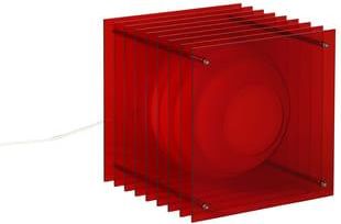 bang Table lamp Lop - Red - Acrylic - Designer Thomas Vincent