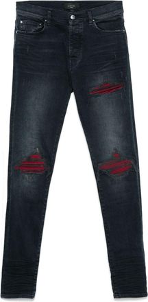 Amiri MX1 Ultrasuede Skinny Jeans - Mens - Cotton/Elastane/Elastomultiester