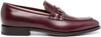 Ferragamo Heren, Schoenen, Rood, Maat: 41 1/2 EU Leer