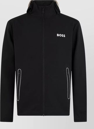 HUGO BOSS zipped hooded jacket