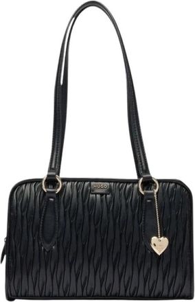 HUGO BOSS Tassen > Schoudertassen - Dames - Schoudertassen - Zwart - ONE Size - Tassen