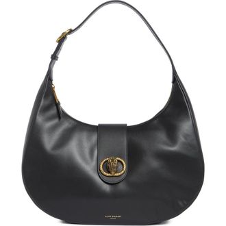 Kurt Geiger Chelsea Leather Hobo Bag in Black at Nordstrom Rack