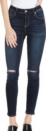 Dear John Denim Womens Gisele Fresno Skinny Jeans In Navy