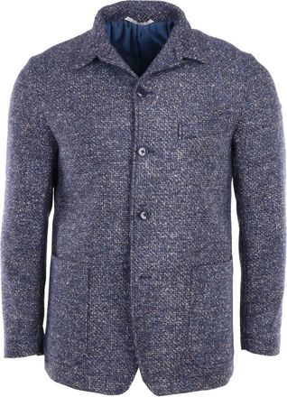 Ravazzolo Mens Cerruti Oxygen Wool & Silk Field Coat In Grey