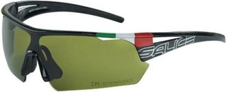 Salice 006 ITA IR NERO/RW BLU Mens Sunglasses Black Size Standard