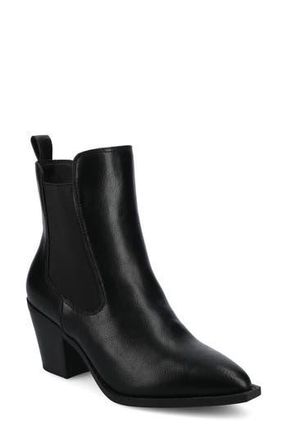 Journee Collection Rosemary Western Chelsea Boot in Black at Nordstrom Rack, Size 7.5