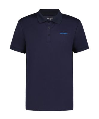 Icepeak Poloshirt ICEPEAK H POLOSHIRT BELLMONT, Herren, Gr. XXL, blau (dunkelblau), Obermaterial: 100% Polyester, B&uuml;ndchen, Shirts Poloshirt, sportlicher Schn