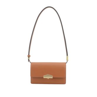 Pourchet Tassen, Dames, Bruin, ONE Size, Leer, Anjou Petit Schoudertas