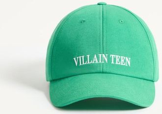 Valentino Garavani Baseball Cap Valentino MyVilla In Cotone Con Ricamo Uomo VERDE 57