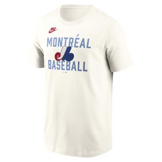 Nike Montreal Expos Cooperstown 70s Inspired Nike Mens MLB T-Shirt in Brown | N19911KMEX-9V0