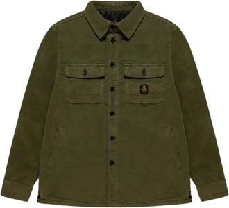 RefrigiWear Jungle Overshirt - - Jackets - Uomo - Verde - XL