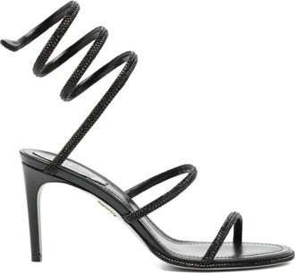 Rene Caovilla Cleo 80mm sandalen - Zwart