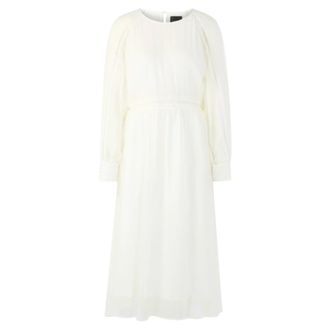 Marc Cain Cr&ecirc;pe viscose jurk - Dames - Jurken - Wit - Maat: XL Viscose