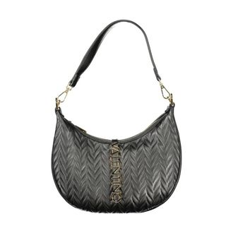 Valentino Shoulder Bags, female, Black, Size: ONE SIZE Polyethylene Handbag with Sleek Design