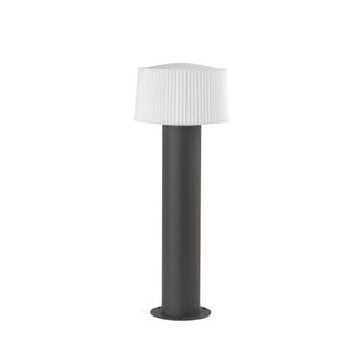 Faro Barcelona Baliza aluminio gris oscuro 20x20x55.9 cm