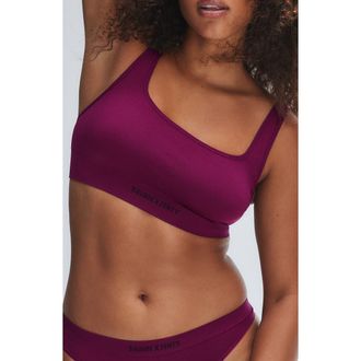 Savage x Fenty Seamless Scoop Neck Bralette in Sugarplum Purple at Nordstrom, Size Large