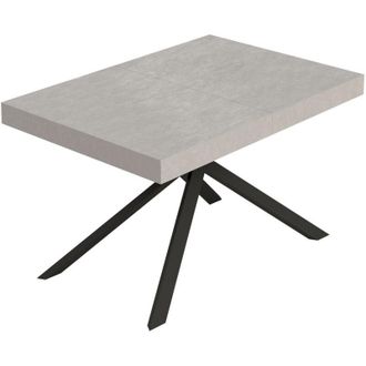 Itamoby Itamoby - Tavolo allungabile 120/204x80 cm Niket cashmere gambe antracite
