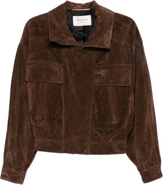 Saint Laurent Zipa-fastening Suede Jacket