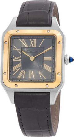 Cartier Santos-Dumon Quartz Grey Dial Watch W2SA0036