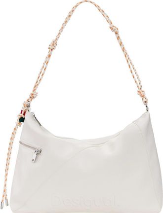 Desigual Faux Leather Shoulder Bag in Medium Beige at Nordstrom