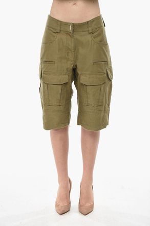 Givenchy Shorts Cargo in Cotone con Passanti Givenchy