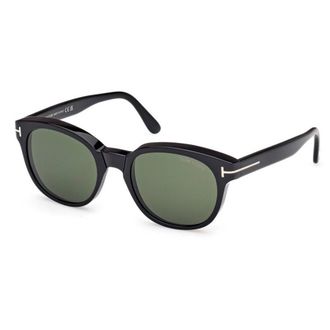 Tom Ford Mert Green Round Mens Sunglasses FT1180 01N 53