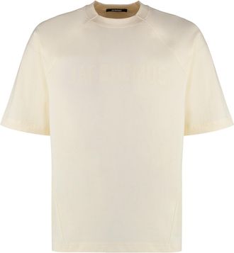 Jacquemus Typo Cotton Crew-neck T-shirt
