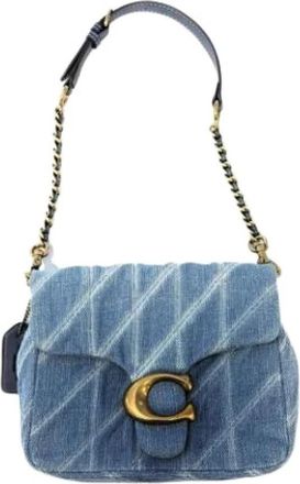 Coach Pre-owned Denim Shoulder Bag - Dames - Vintage Schoudertas - Blauw - ONE Size - Denim - Vintage