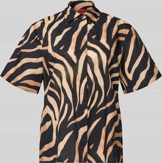 HUGO BOSS Regular Fit Hemdbluse aus reiner Baumwolle Modell CAMULE-1 in Beige, Gr&ouml;&szlig;e 32