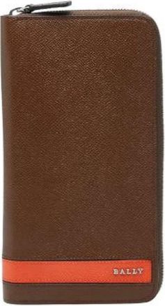 Bally Pre-owned Wallets, male, Brown, Size: ONE SIZE Pre-owned Leather Long Wallet