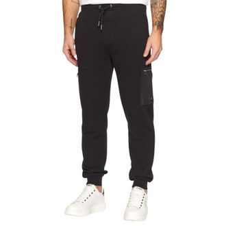 Karl Lagerfeld Heren, Broeken, Zwart, Maat: XL Katoen