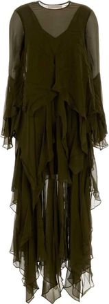 Zimmermann Dames, Jurken, Grijs, Maat: XS Zijde