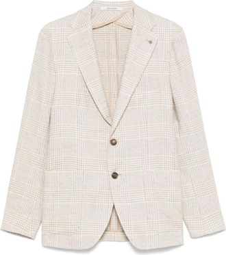 Tagliatore Dove Grey Blazer - Heren - Blazers - Grijs - L - Wol - Jassen