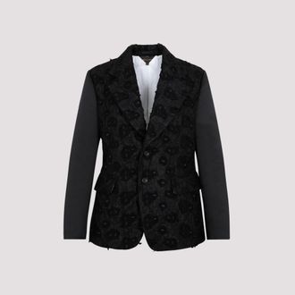 Comme Des Gar&ccedil;ons Black Wool Jacket