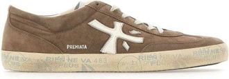 Premiata David 8094 - Heren - Sneakers - Bruin - 44 EU - Leer - Schoenen