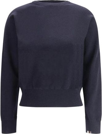 Extreme Cashmere Navy Cashmere Sweater Belle Style - Dames - Cashmere truien - Blauw - ONE Size - Kasjmier - Truien & Vesten
