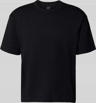 GAP Cropped T-Shirt mit Rundhalsausschnitt in Black, Gr&ouml;&szlig;e XXL