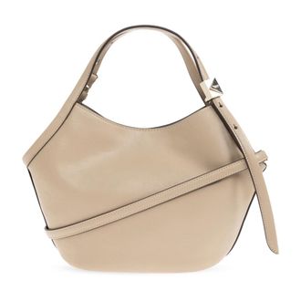 Kate Spade New York Handbags, female, Beige, Size: ONE SIZE Deco Small Tulip Tote Bag