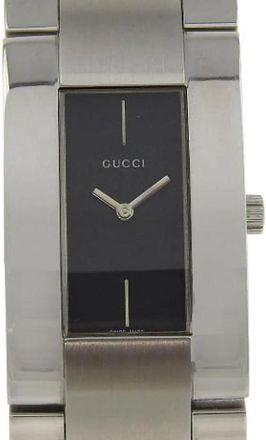 Gucci Pre-owned 4600M Roestvrijstalen Horloge - Heren - Vintage Horloges - Zwart - ONE Size - Vintage