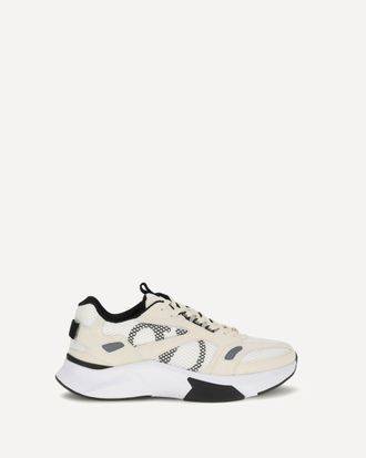 Valentino Garavani Demivee mesh and suede Sneakers Male 40.5