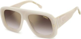 Carrera Authentieke Flaglab Brillen - Premium Kwaliteit! - Dames - Zonnebrillen - Wit - 57 MM - Accessoires