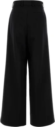 Dries Van Noten Wool Mohair Trousers - Black