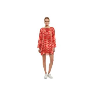 Moschino Kleedjes, Dames, Rood, M, Abito Corto Oversize A2616