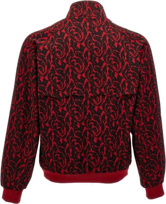 Baracuta Jacquard Needles Jacket - Red