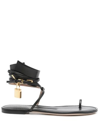 Tom Ford leather sandals - Black