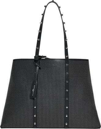 John Richmond Studded Tote Bag - Dames - Shoppers - Zwart - ONE Size - Tassen