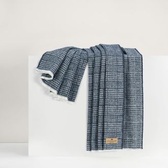 Lands Downunder Sutton Plaid Throw in Navy at Nordstrom