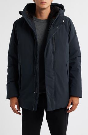 Save The Duck Antoine Faux Fur Lined Waterproof Hooded Parka in Black at Nordstrom, Size Xx-Large