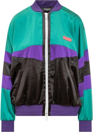 Dsquared2 80s Track Jacket - Dames - Bomber jackets - Veelkleurig - XS - Polyester - Jassen