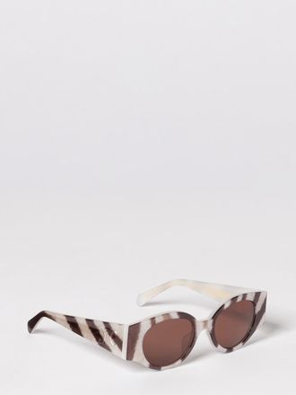 Celine Occhiali da sole in acetato zebrato